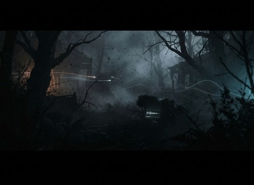Dark forest ambience