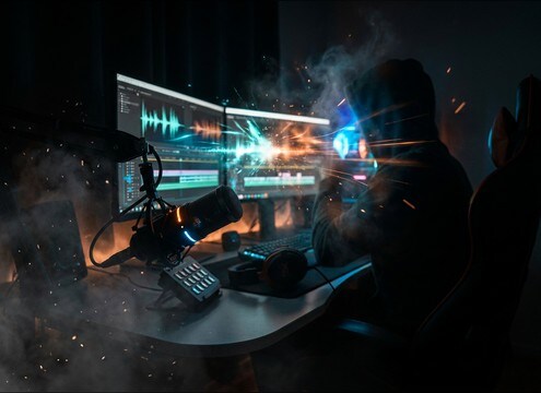 Live stream overlay triggering a boo alert sound