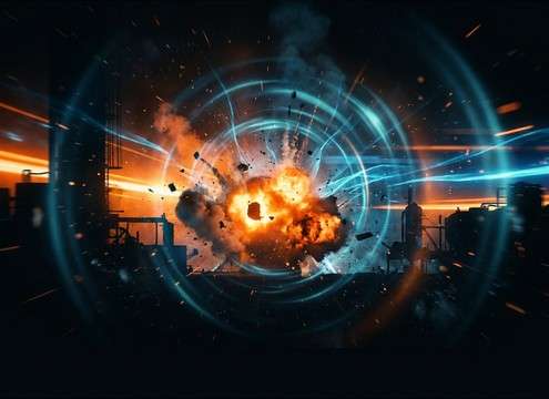 Explosion trailer sound effects