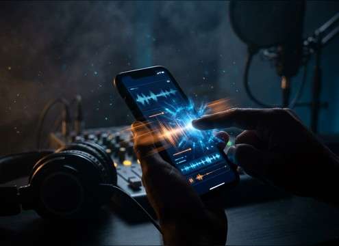 Button tap sound used in a mobile app interface