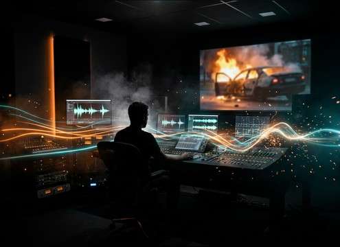 Car Crash sounds for film post production