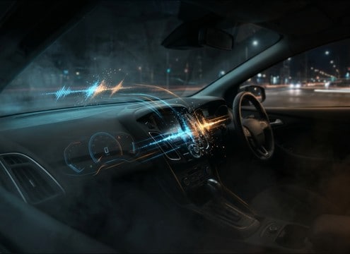 Short engine blip sound for a car-themed UI interaction