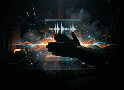 Editor placing a double-clap cue on a comedy cut