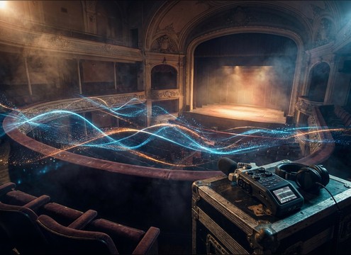 Theater applause clapping sound effect with room reflections