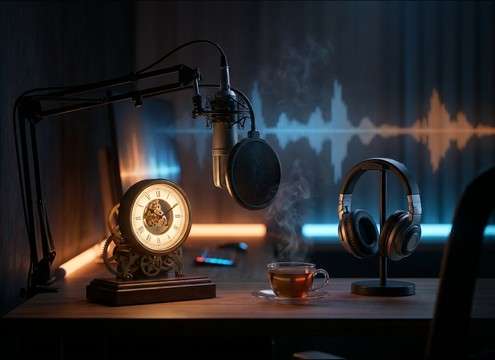 Soft ticking clock ambience for a study timer or ASMR track
