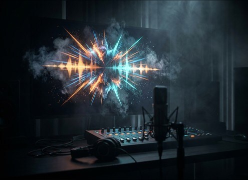 Success sequence sound used on a game level clear screen