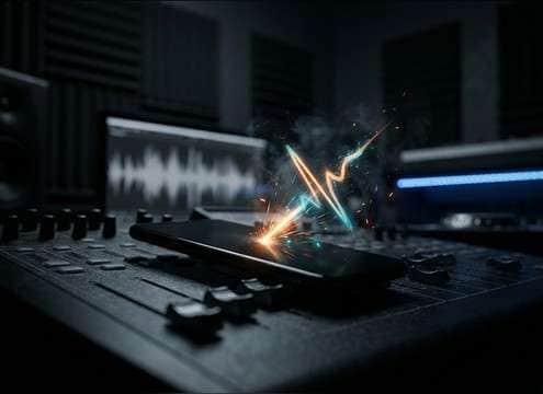 Correct buzzer sound in a mobile quiz app UI