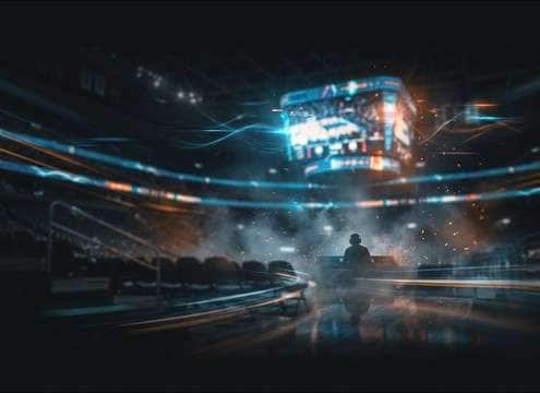 Correct buzzer sound for a stadium trivia screen
