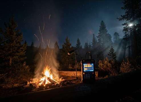 Crickets sound effect for a camping scene in the woods