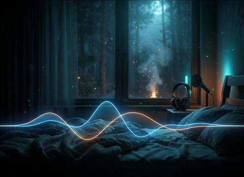 Loopable crickets at night ambience for sleep audio