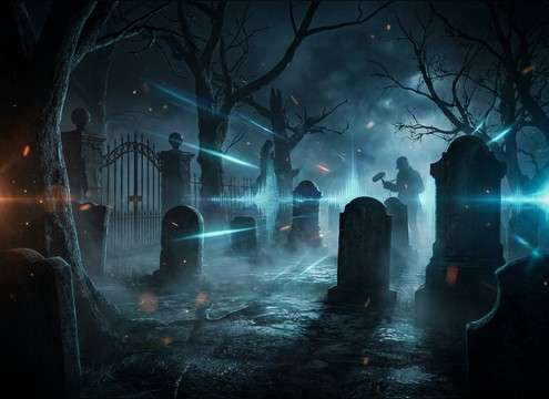 Crow ambience for a cemetery establishing shot