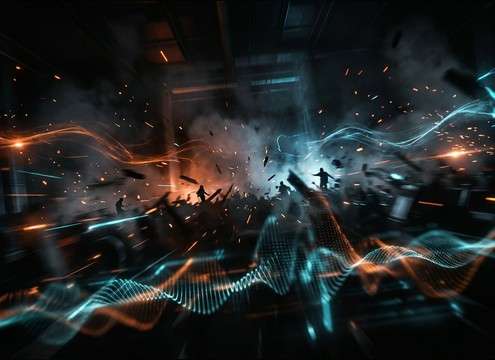 Game arena event with short crowd scream SFX