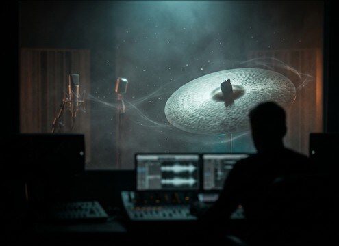 Soft cymbal shimmer sound effect used as a calm accent