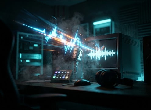 Short dial-up chirp used for a livestream notification