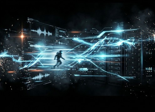 Sci-fi shutdown die sound effect for respawn