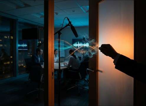 Light office door knock sound effect