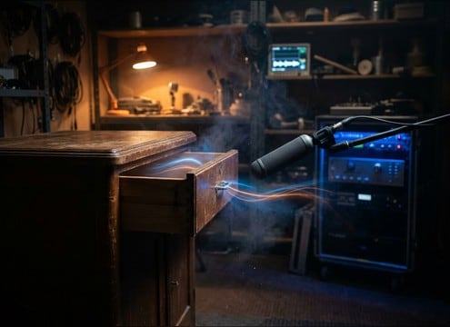 Cabinet door close sound effect close mic