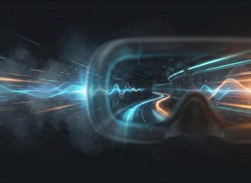 VR driving simulator using loopable engine ambience audio