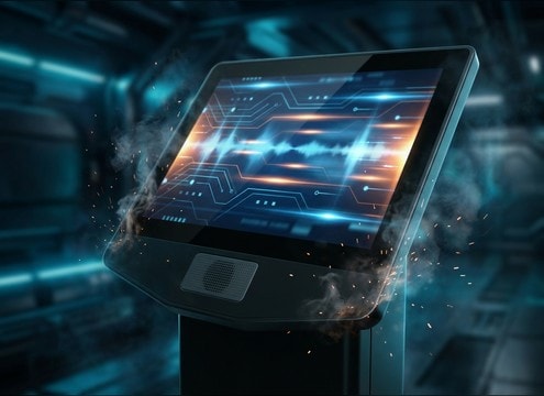 Err sound for kiosk or point of sale error