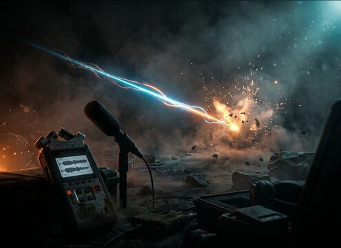 Fire in the hole callout for a grenade throw scene