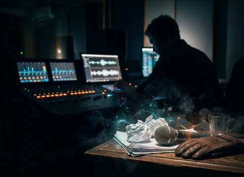 Audio repair workflow replacing missing handling sounds