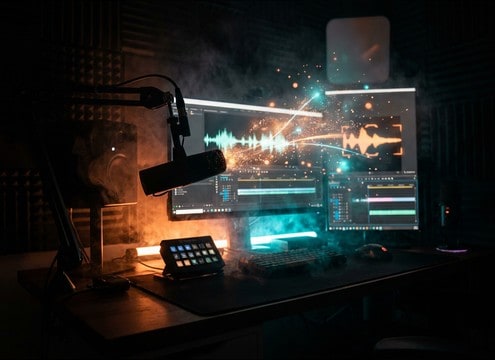 stream alert overlay triggered with a comedic sound cue