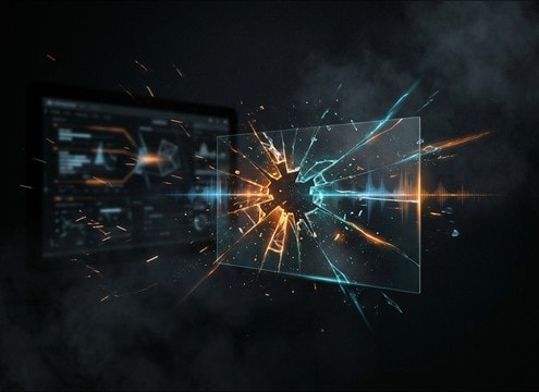 Short glass crack used as a brittle UI feedback sound