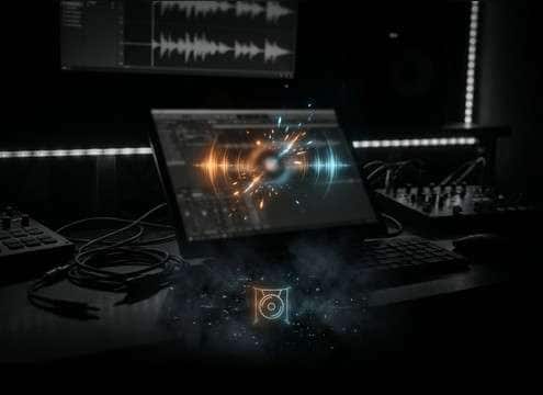 Bright gong style UI achievement sound