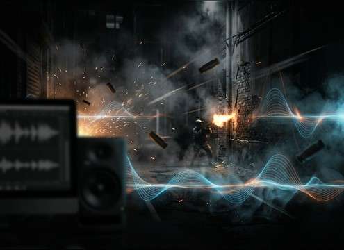 Gunshot sounds for action films