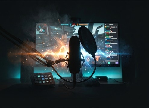 Streaming overlay alert using a short ha sound effect