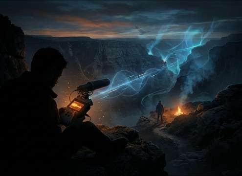 Hawk sound effect to indicate outdoor location in audio drama