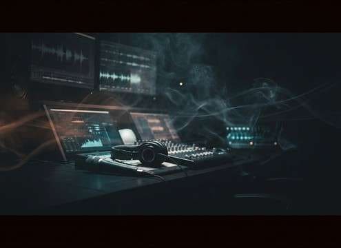 Dream sequence edit with distant heartbeat pulse ambience