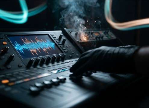 Editor placing a close heartbeat under a tense close-up scene
