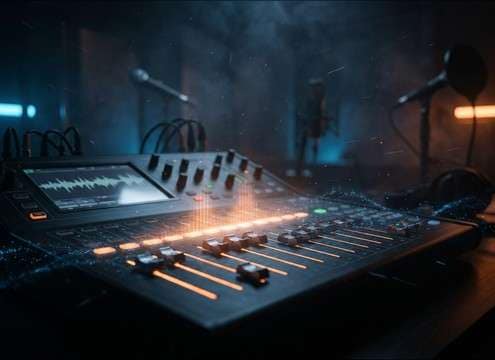 Breathwork audio segment guided by a soft steady heartbeat