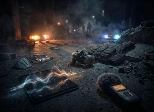 Injured character breathing heavily on the ground