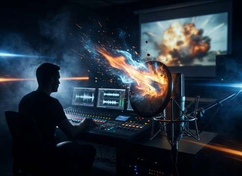 Trailer timeline with a snoring stinger on the end beat