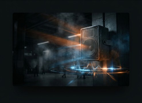 Intercom hello sound effect for a public address announcement