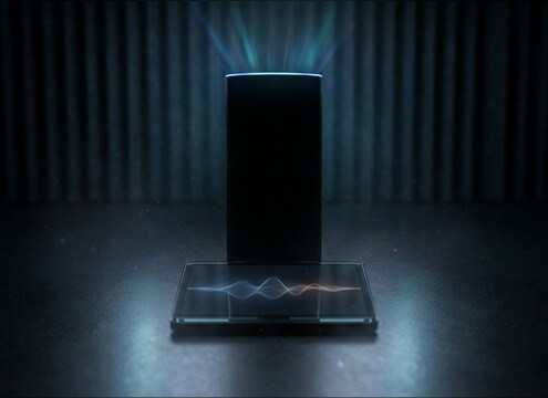 Hello sound effect used as a smart speaker greeting response
