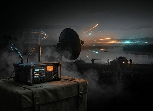 Distant hippo call sound for ranger radio scene