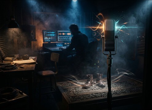 Close horse whinny for audio drama cue