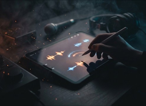 Kids learning app reward interaction with a short yay sound