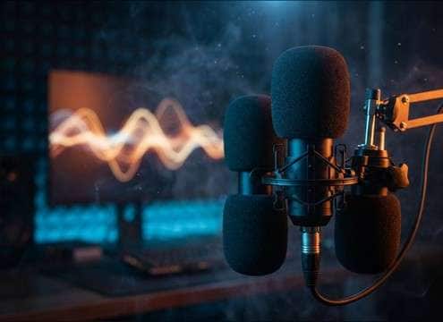 Close microphone recording for intimate ASMR style audio