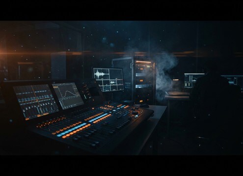 Streaming overlay buffering sound with controlled tail and smooth loop