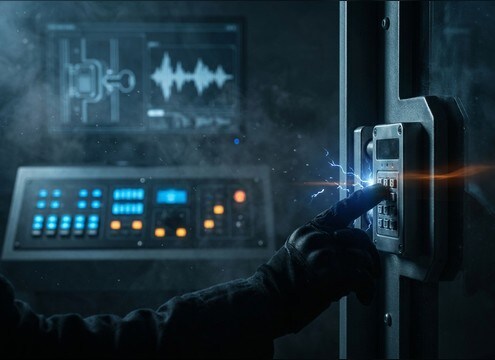 Training video timeline with clear lock click sound