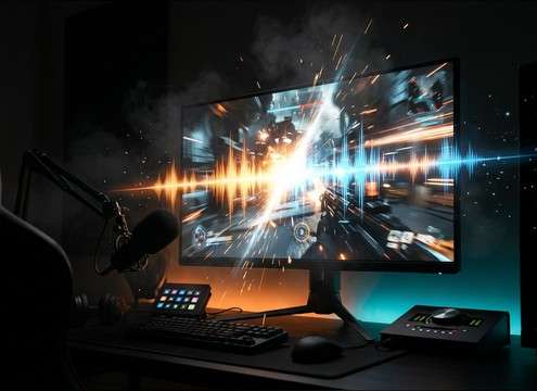 Streamer overlay using a meme sound for a follower alert
