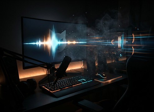 Livestream alert panel using a short meow sound