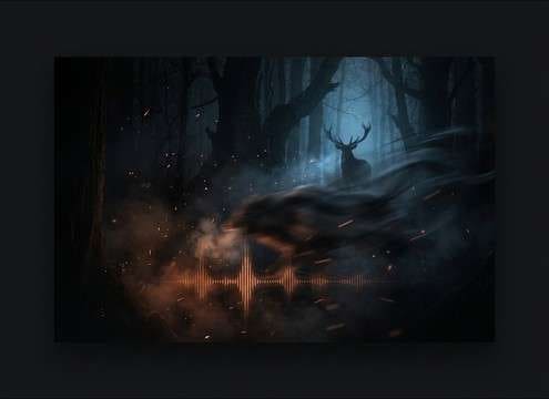 Moose sound effects for forest encounter gameplay