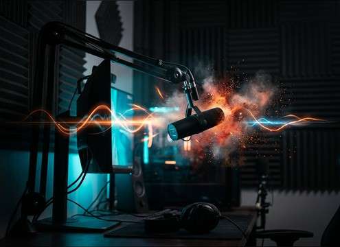 Streaming overlay with a no-no alert sound