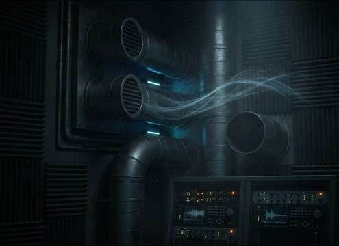 Loopable room noise bed filling a silent gap