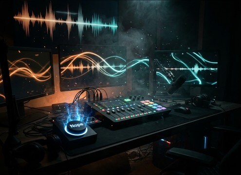Streamer soundboard with a mapped nope hotkey
